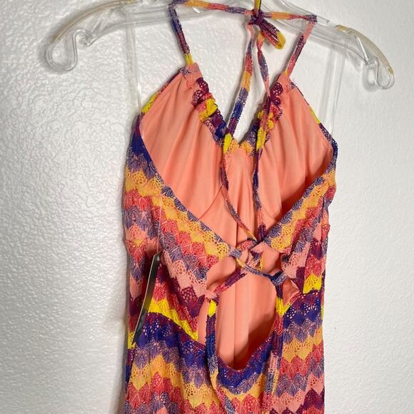 Wild Fable Target Womens Dress Size M Multicolored Long Summer Pull On Maxi - Picture 12 of 14